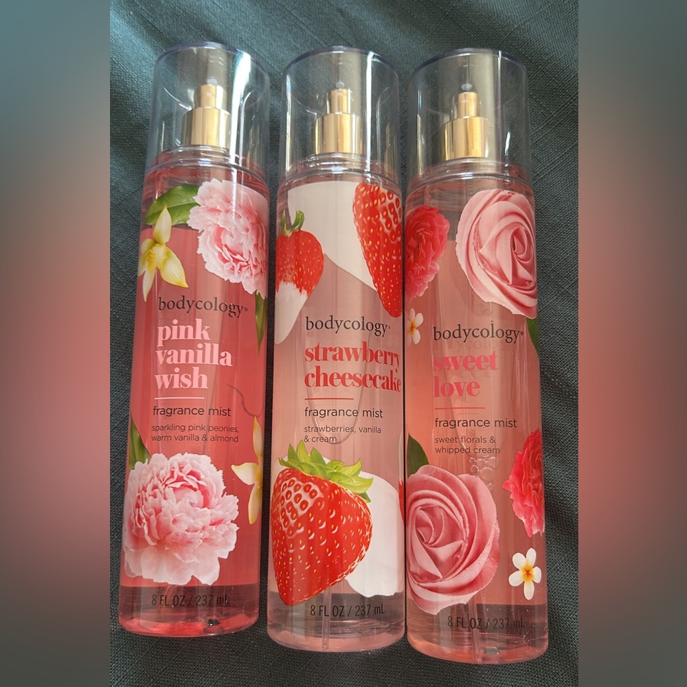 Mix bundle lot 3 fragrance body mist pink vanilla